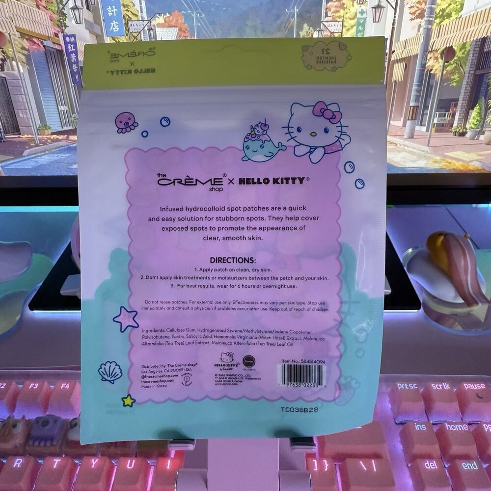 The Creme Shop Sanrio Hello Kitty Hydrocolloid Acne Blemish Pimple Patches 21 - Picture 13 of 16